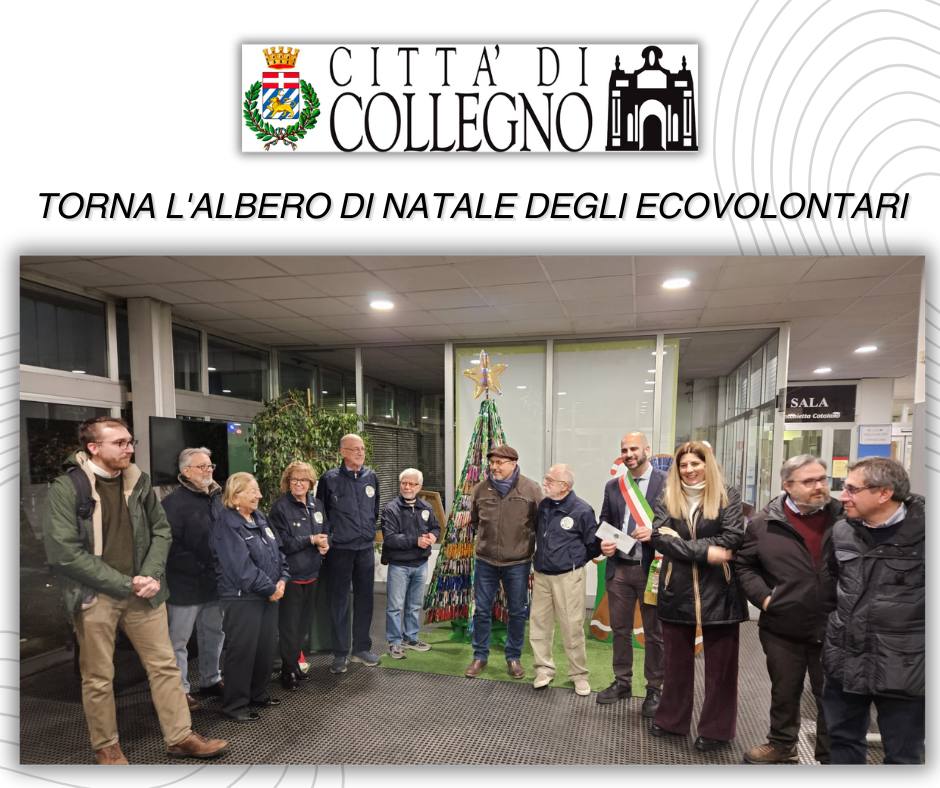 Torna l’Albero di Natale sostenibile degli Ecovolontari